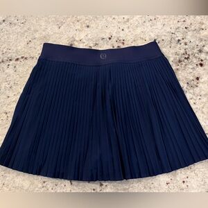 Lululemon Varsity High-Rise Pleated Skirt Navy 4